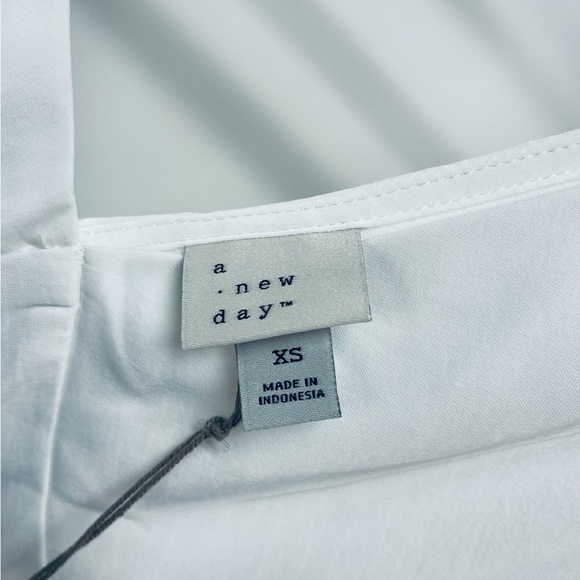 A New Day Dress Size XS Women’s Casual Or Evening Maxi White V-Neck - Picture 10 of 11